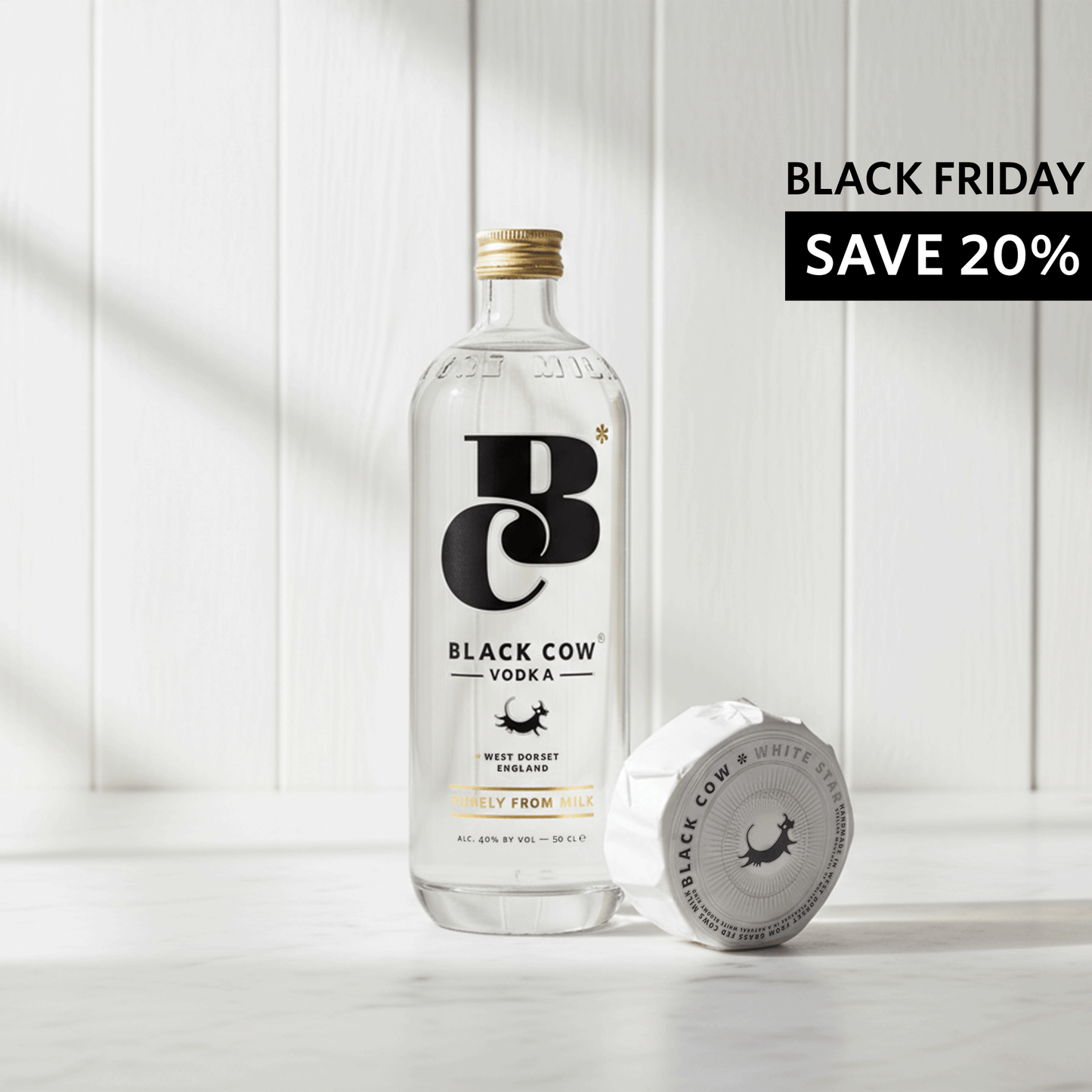 Black Cow vodka + White Star Cheese