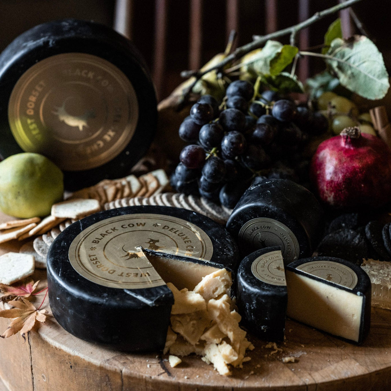 Black Cow vodka & Christmas Pudding with Cheese