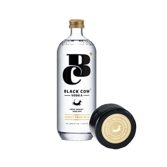 Black Cow vodka + 200g Cheddar Cheese