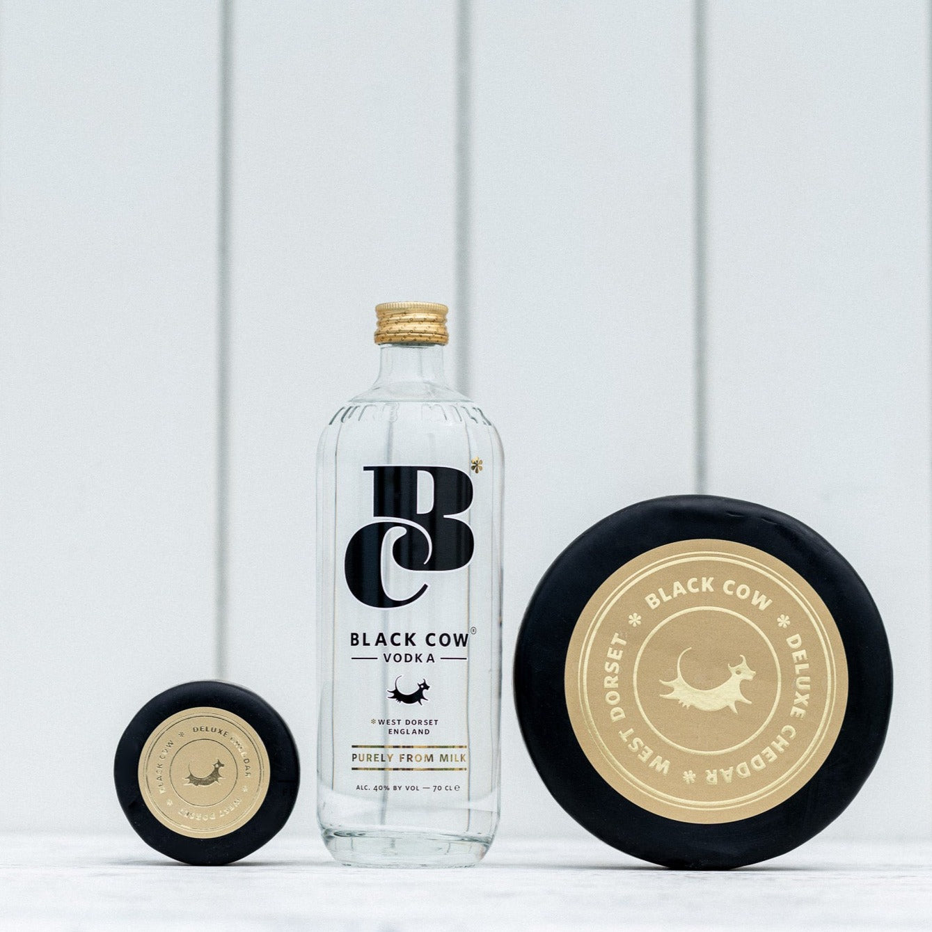 Black Cow vodka + 900g Cheddar Cheese