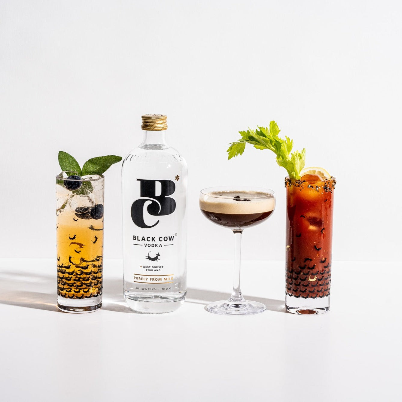 Black Cow + Black Cow & English Strawberries
