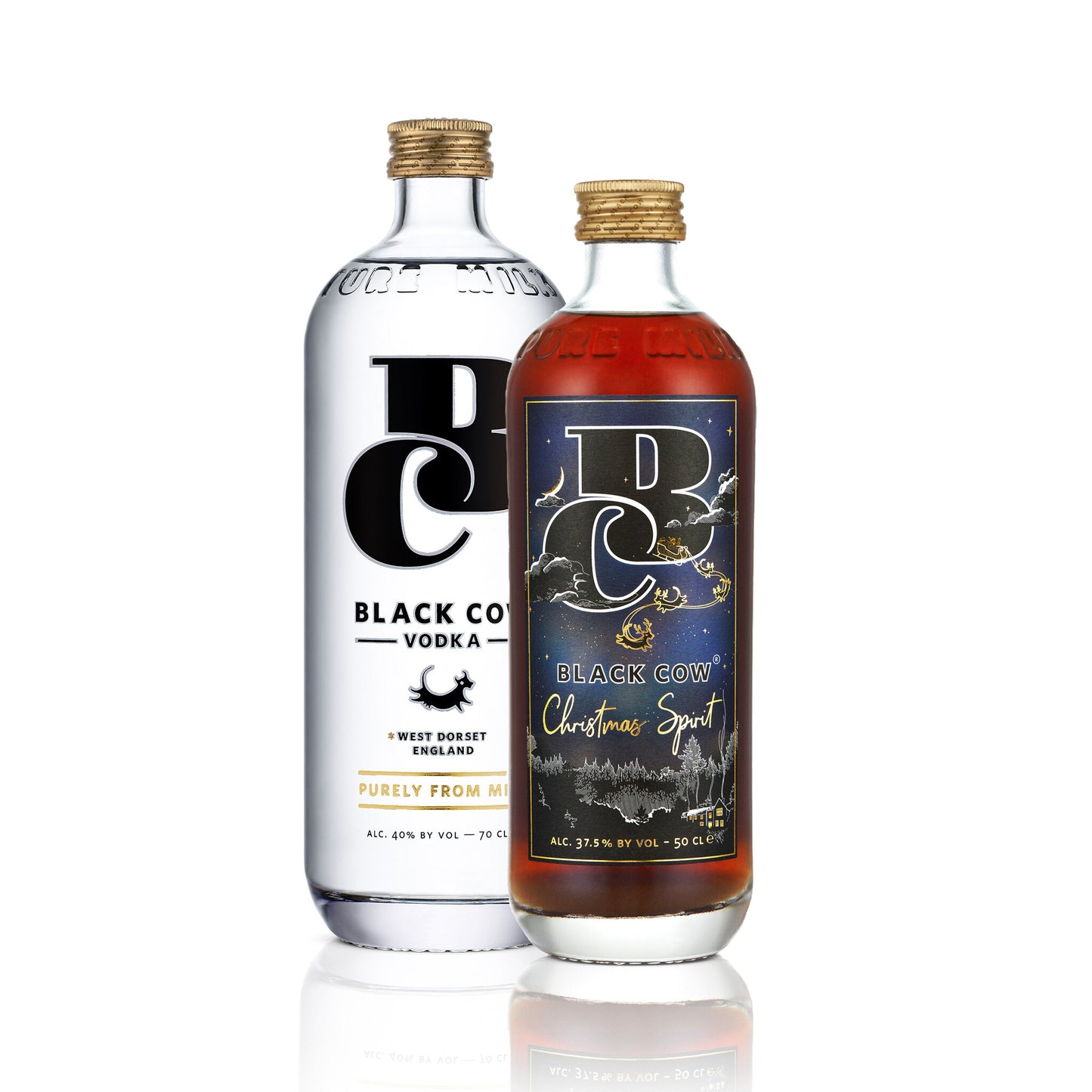 Black Cow vodka + Black Cow Christmas Spirit