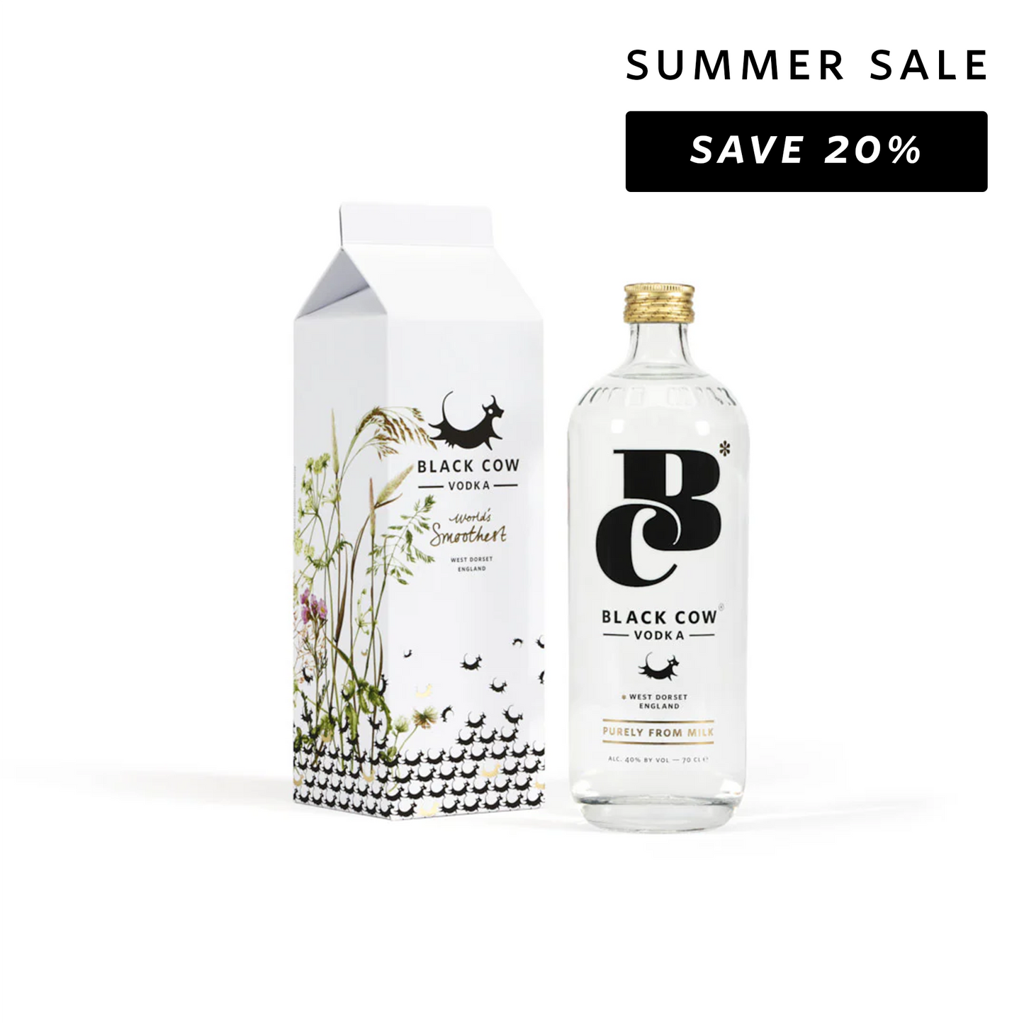 Black Cow Carton Gift Pack