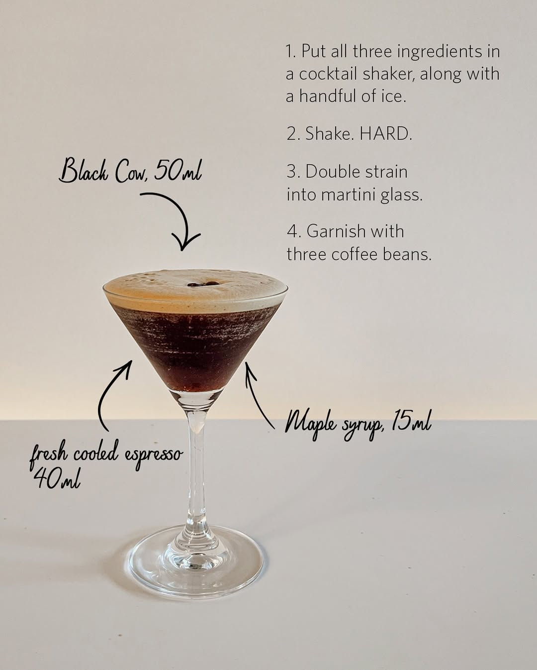 Black Cow Espresso Martini Cocktail Kit