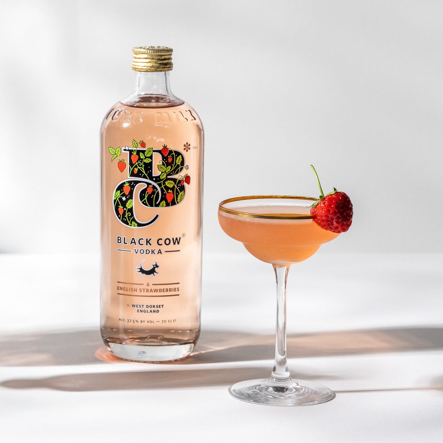 Black Cow vodka + Black Cow & English Strawberries Bundle