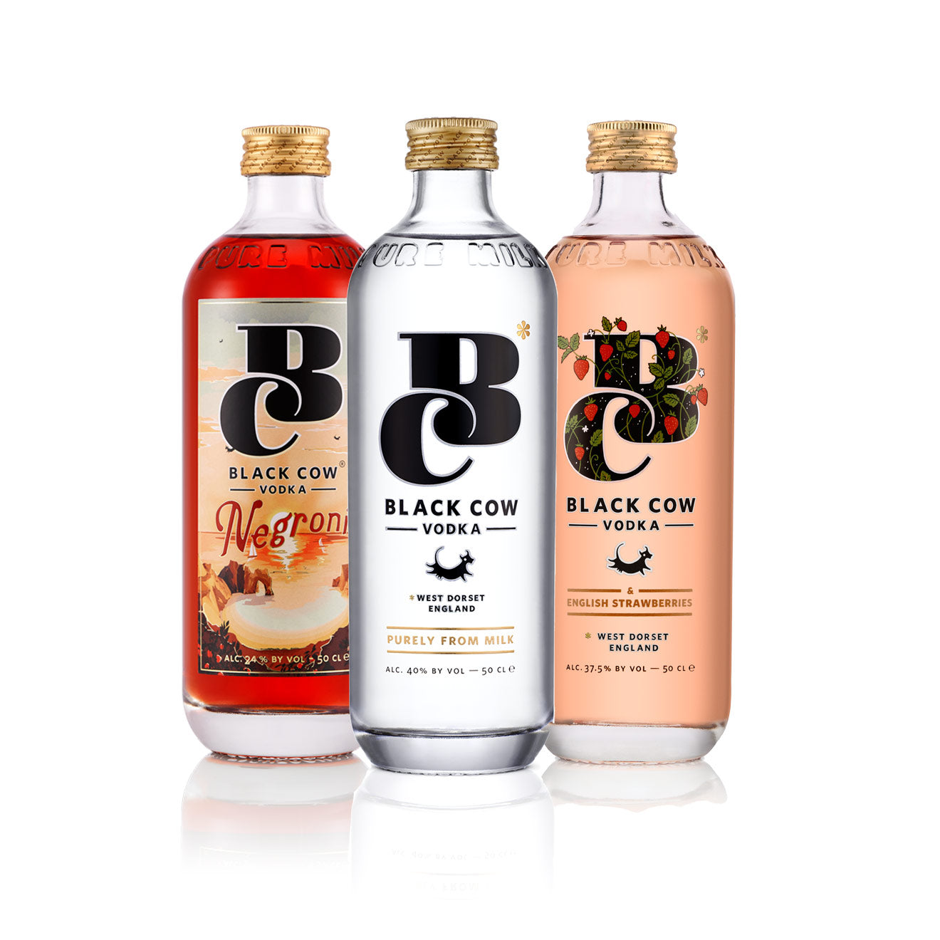 Black Cow Family Trio