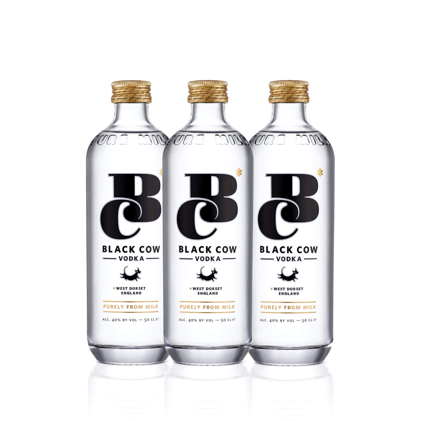 Black Cow vodka trio