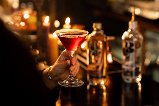 Strawberry Sloe Martini