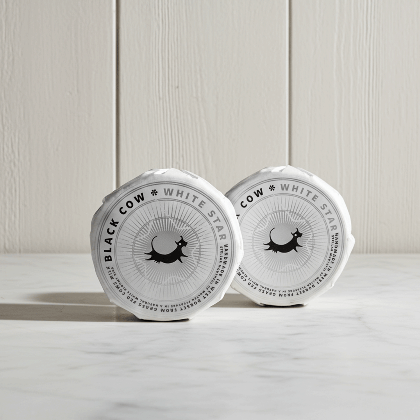 Black Cow White Star x 2