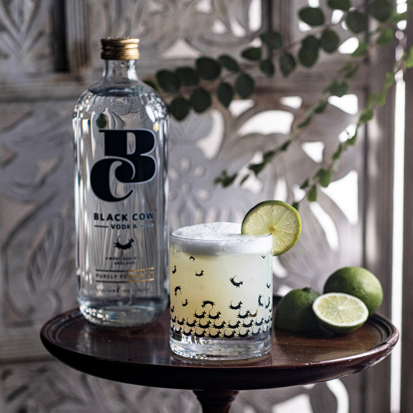 Black Cow Rocks Glasses (Two)