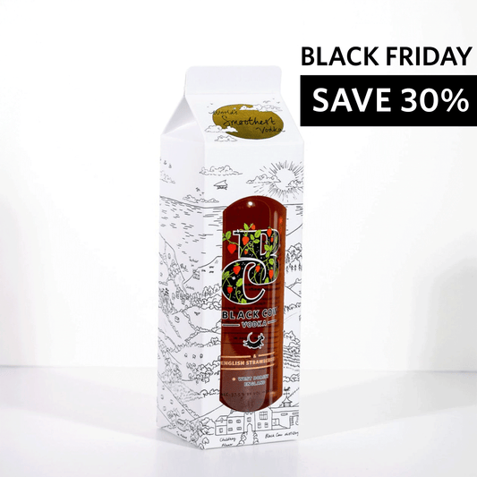 Black Cow & English Strawberries Milk Carton Gift Pack