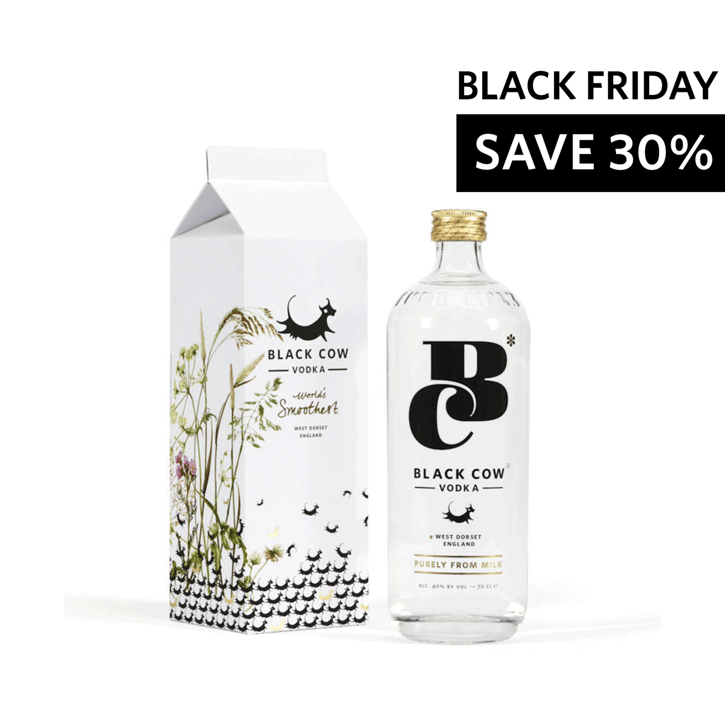 Black Cow Carton Gift Pack