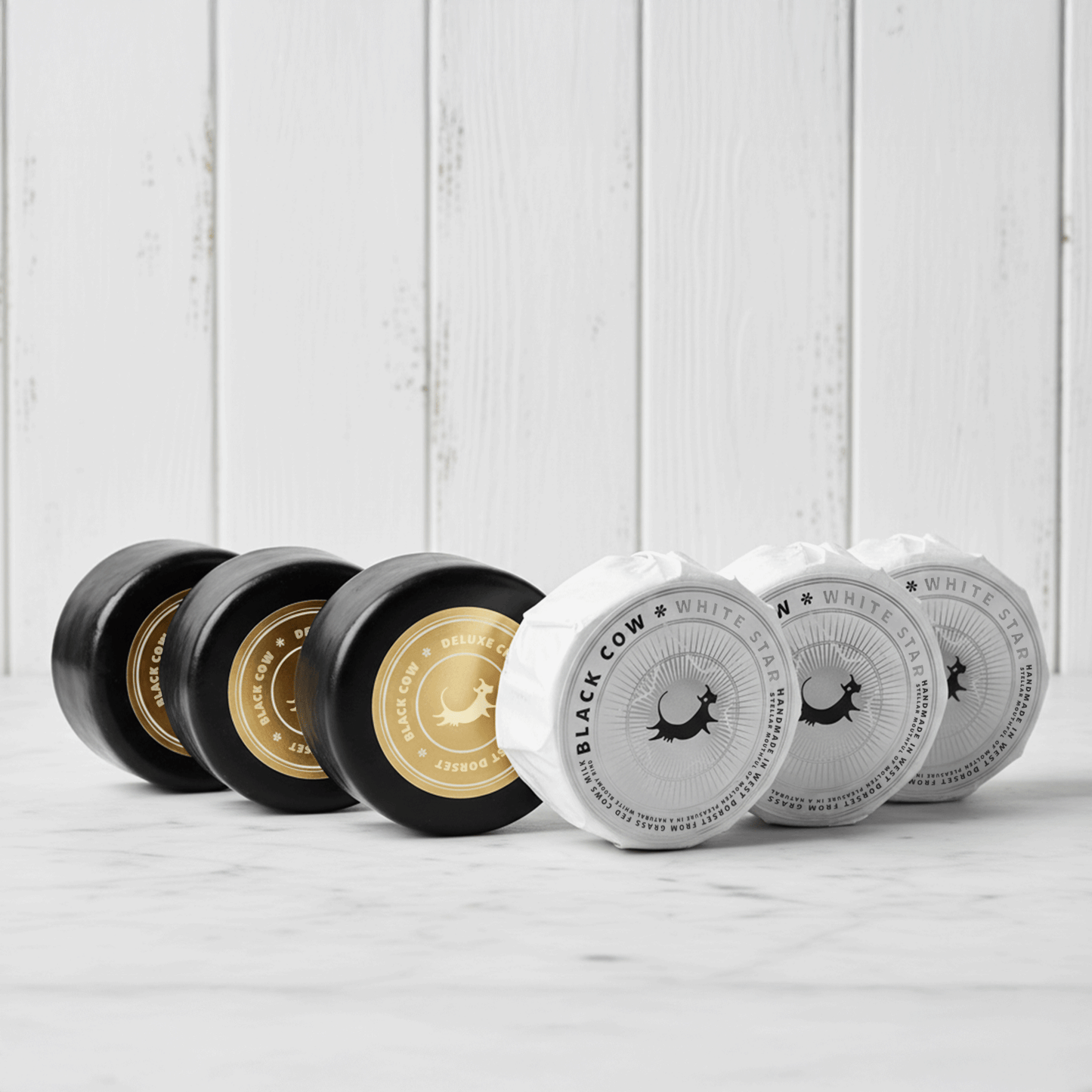 Black Cow Deluxe Cheddar Cheese + Black Cow White Star Bundle