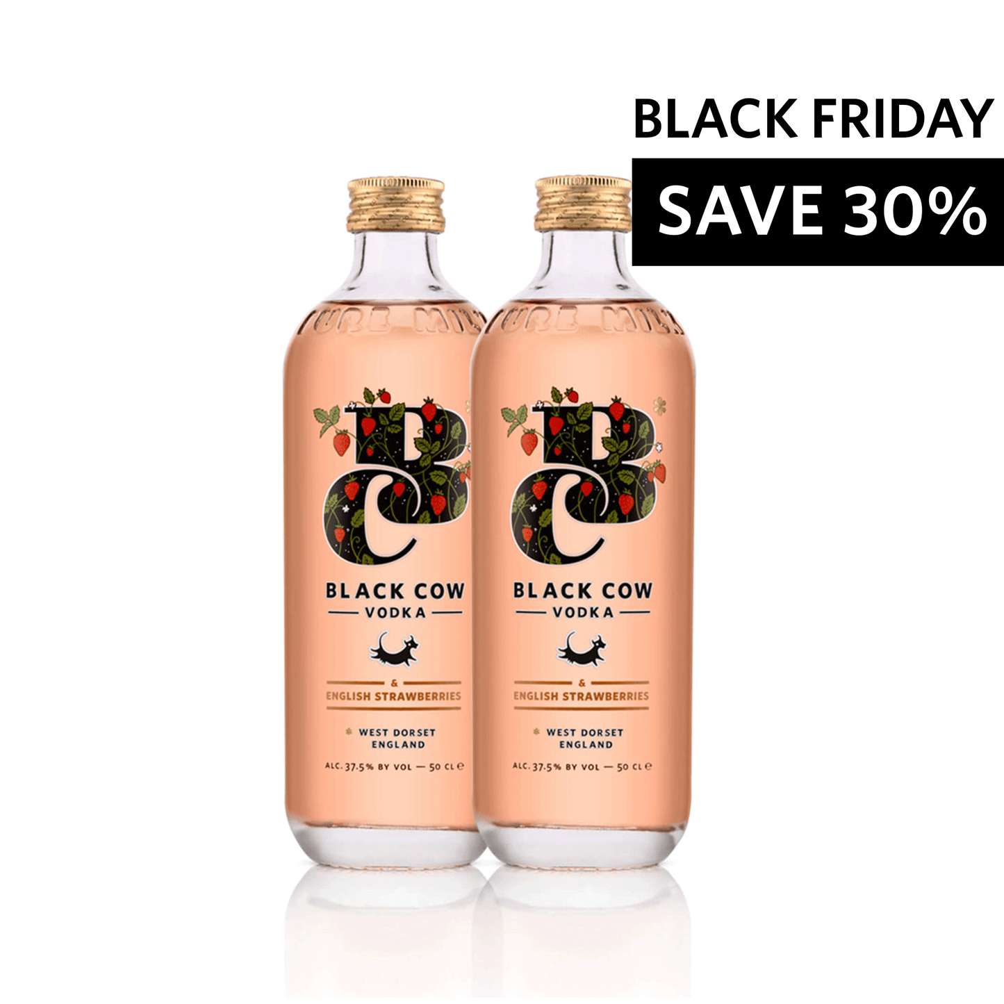 Black Cow & English Strawberries Duo