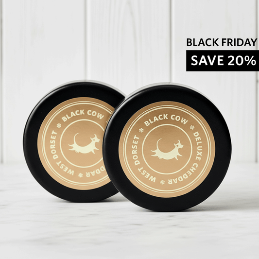 Black Cow Deluxe Cheddar Cheese 900g x 2