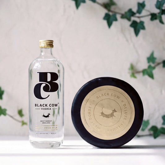 Black Cow vodka + 900g Cheddar Cheese