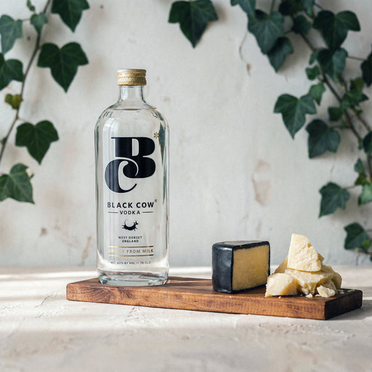 Black Cow vodka + 200g Cheddar Cheese