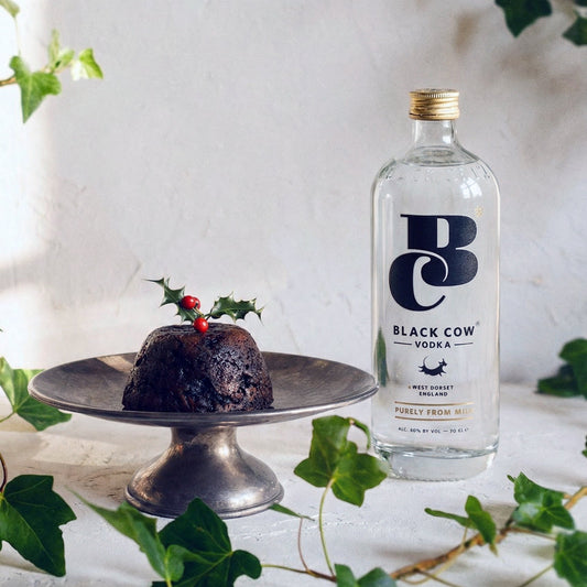 Black Cow vodka & Christmas Pudding