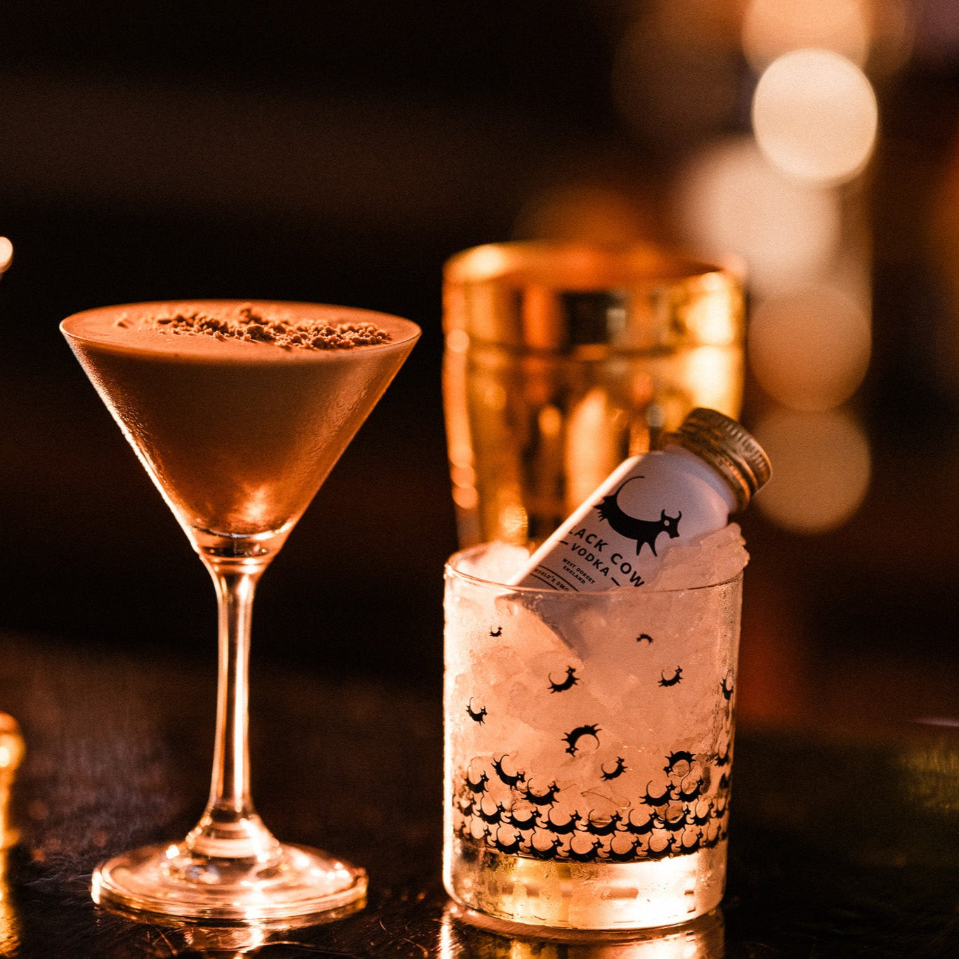 Black Cow Vodka Aluminium 5cl Miniature