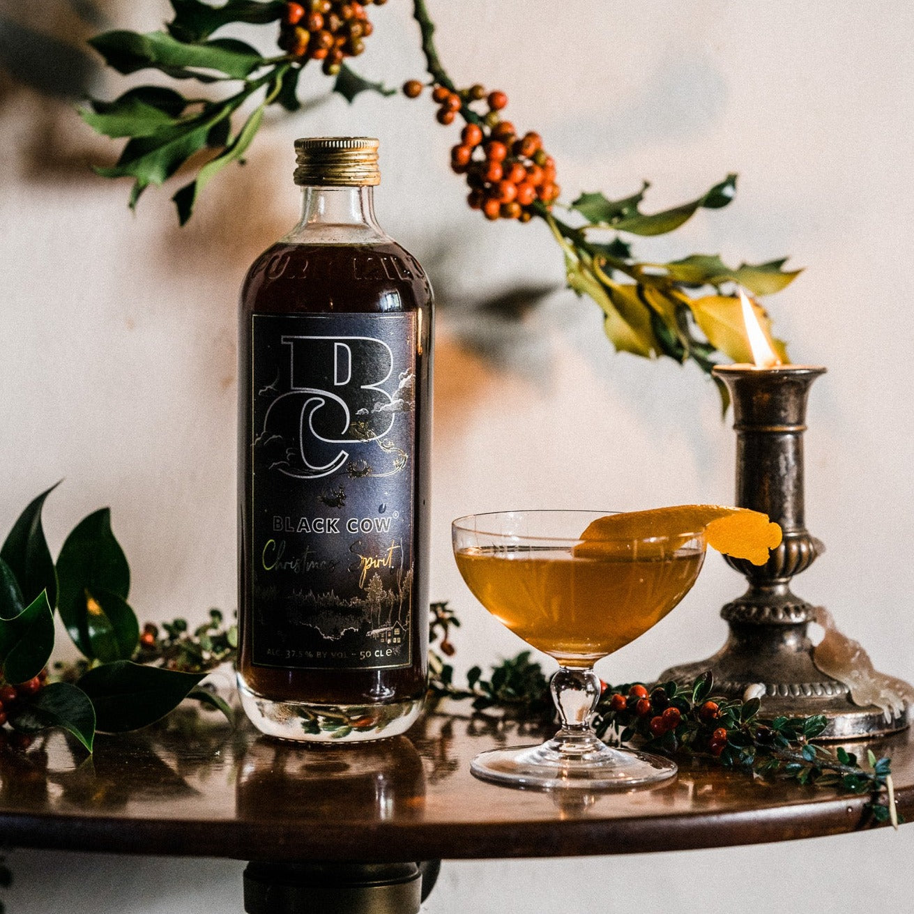 Black Cow vodka + Black Cow Christmas Spirit