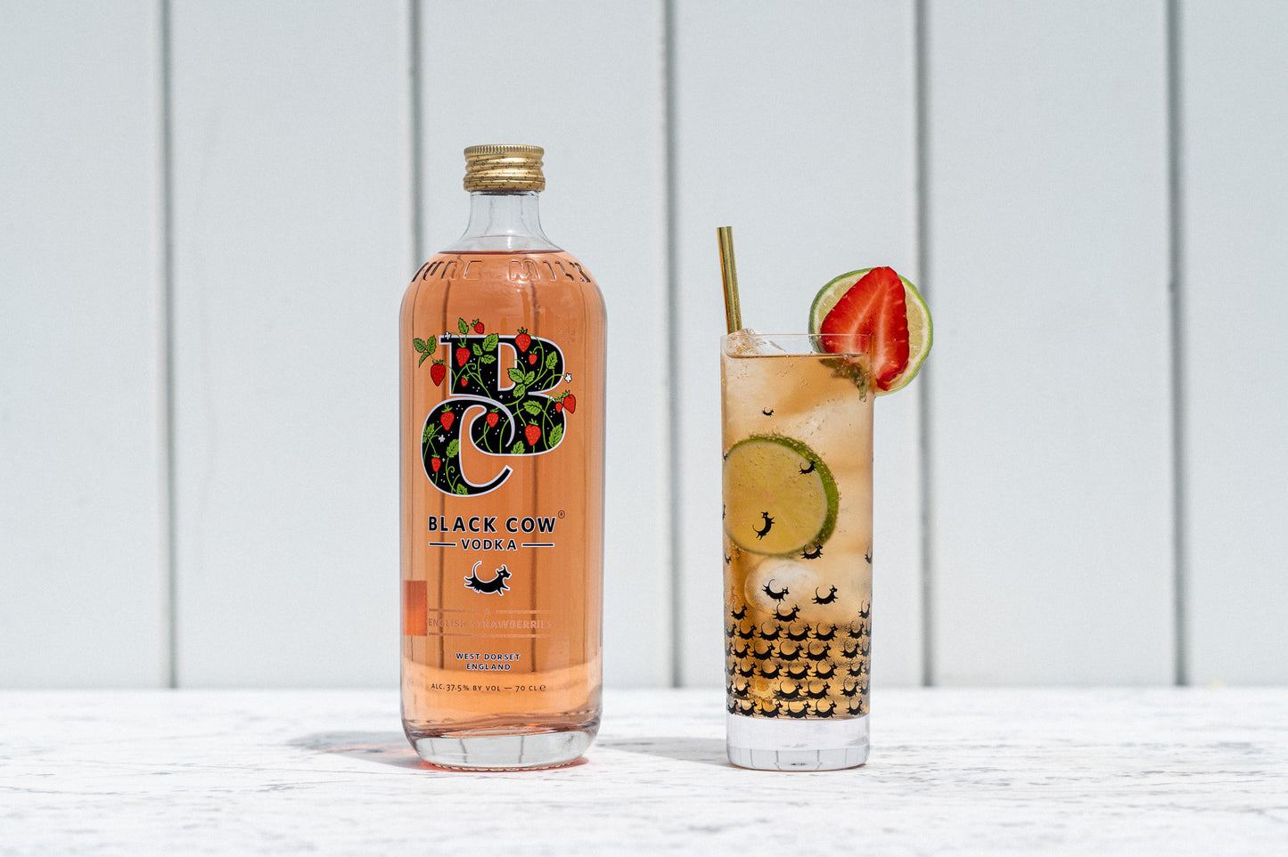 Black Cow vodka + Black Cow & English Strawberries Bundle