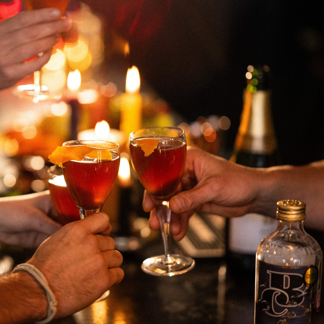 Black Cow Christmas Spirit Trio