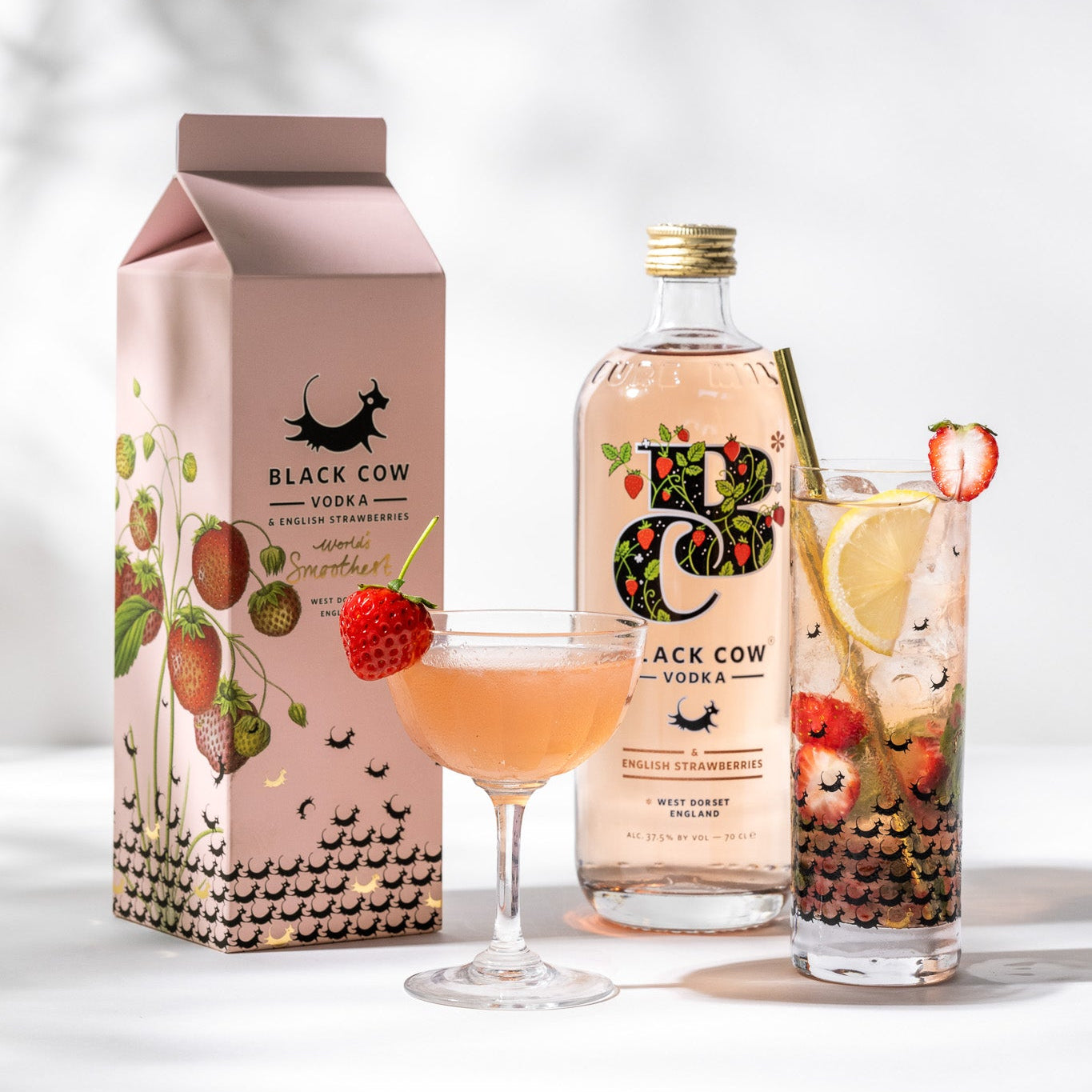 Ultimate Gift Bundle - Black Cow & English Strawberries Carton + White Star Cheese + Tote Bag