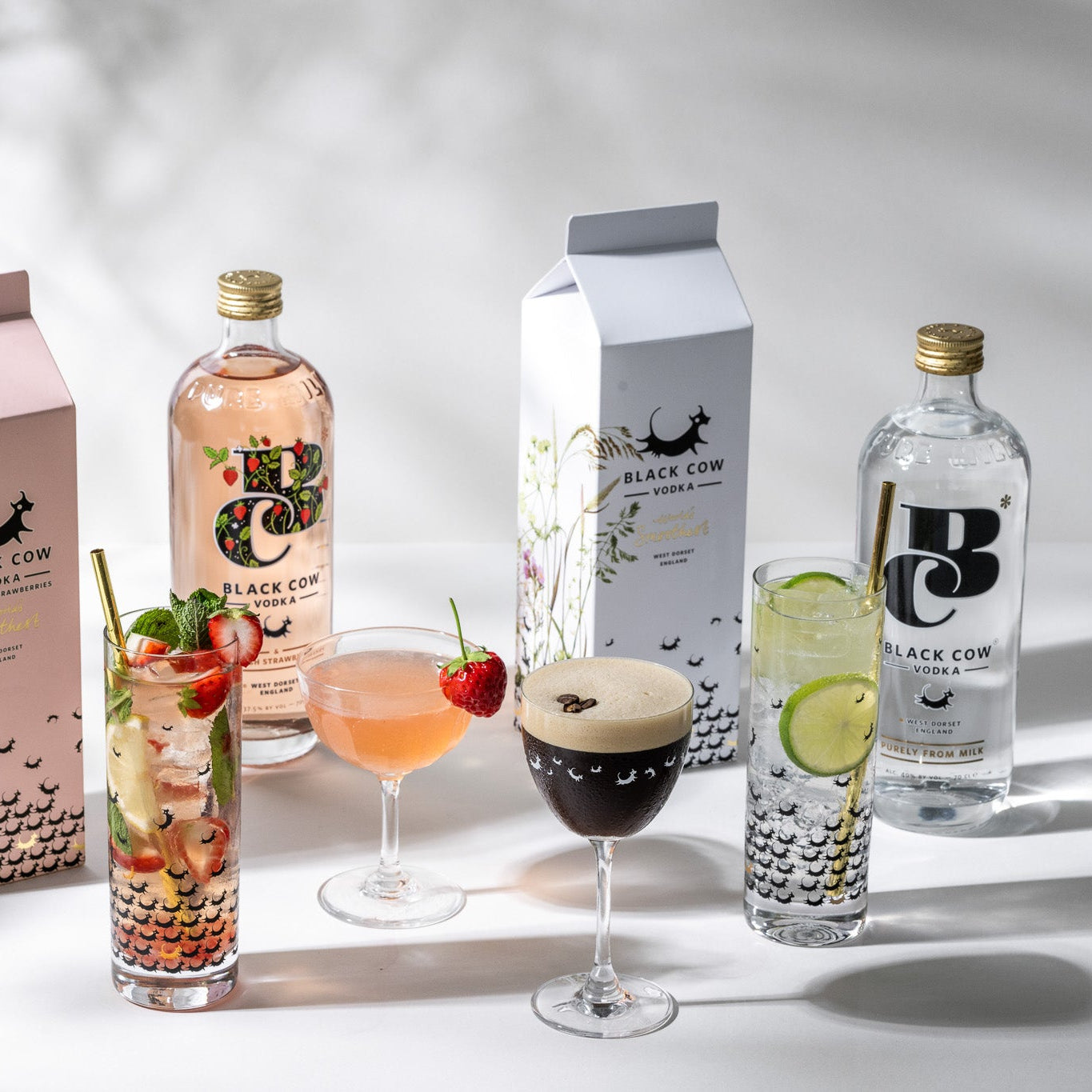 Black Cow vodka + Black Cow & English Strawberries Bundle