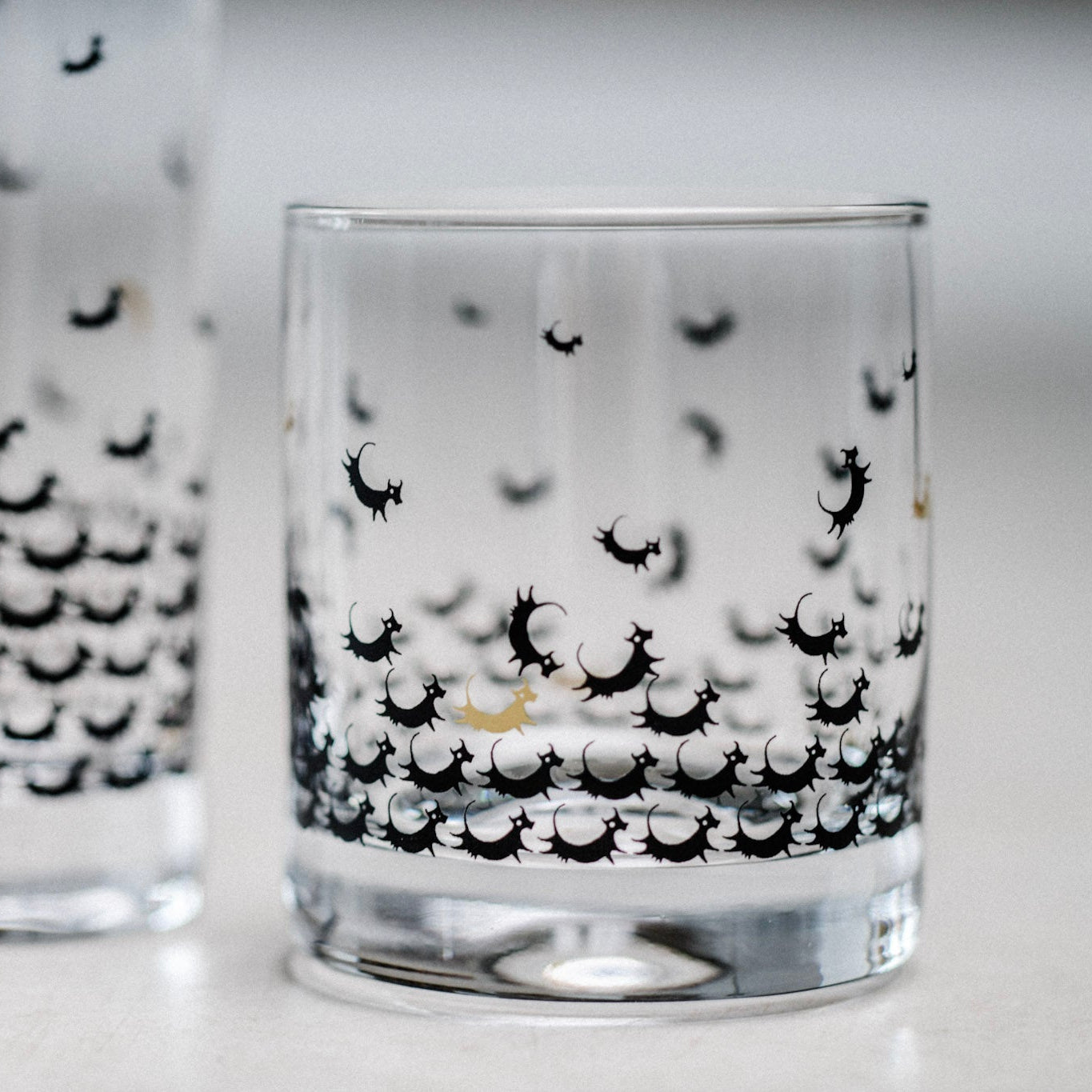 Black Cow Rocks Glasses (Two)