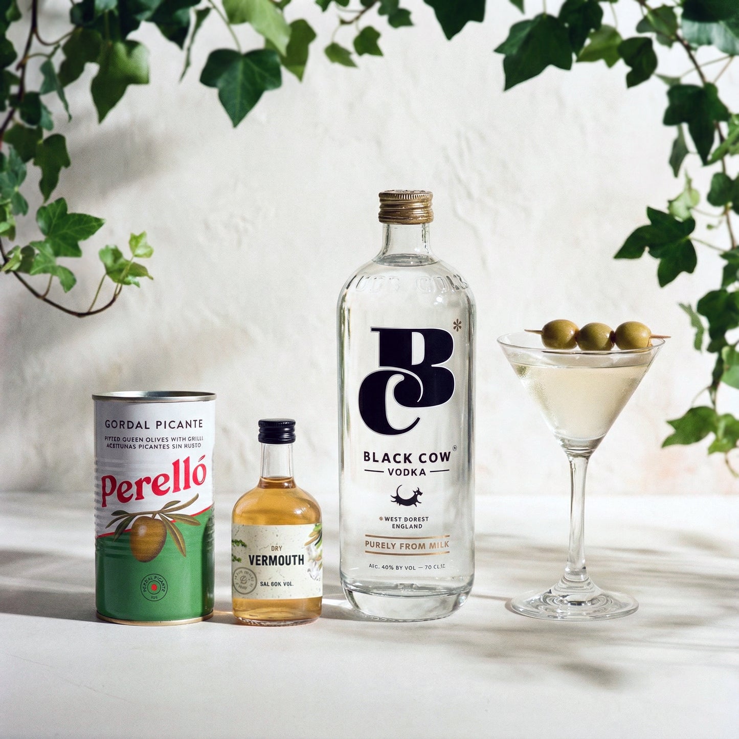 Black Cow Martini Cocktail Set