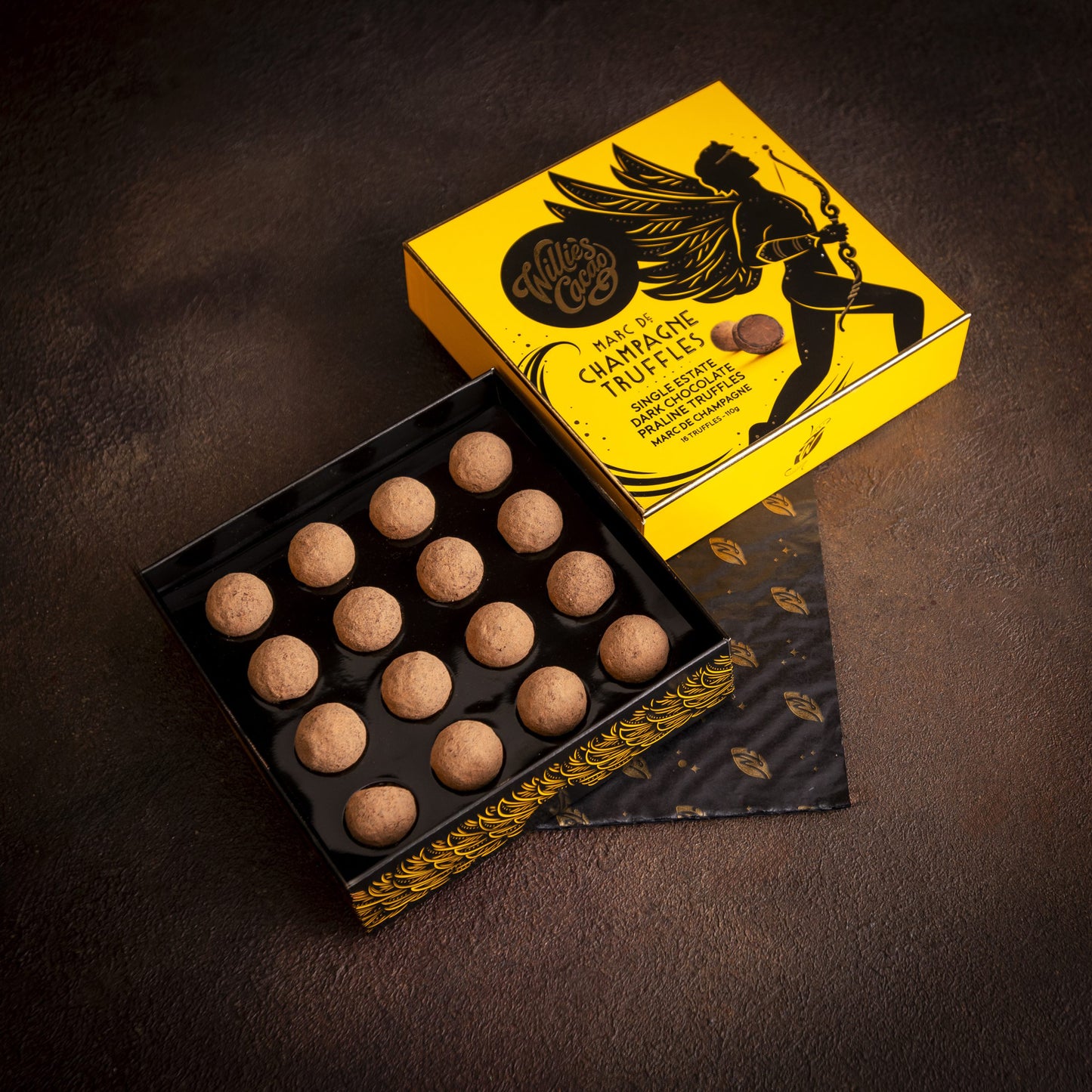 Black Cow & Champagne Truffles Gift Set