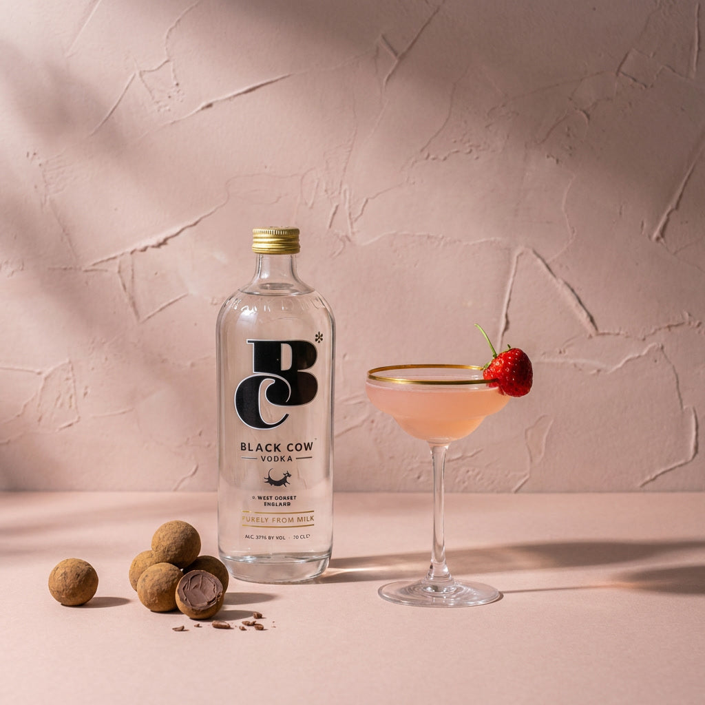 Black Cow & Champagne Truffles Gift Set