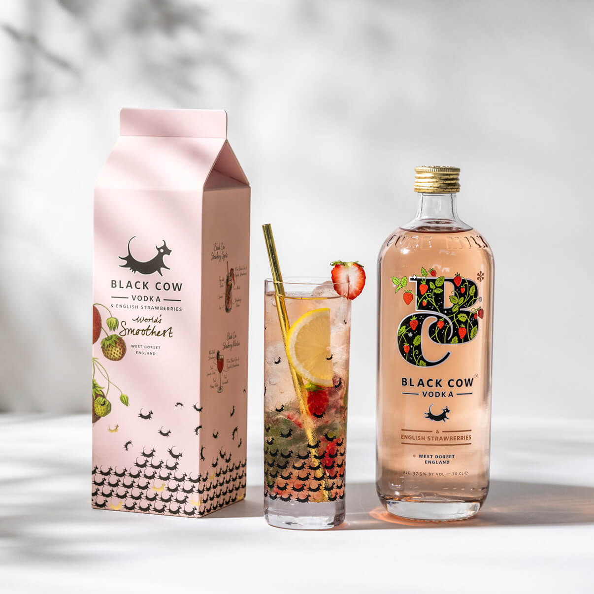 Ultimate Gift Bundle - Black Cow & English Strawberries Carton + White Star Cheese + Tote Bag