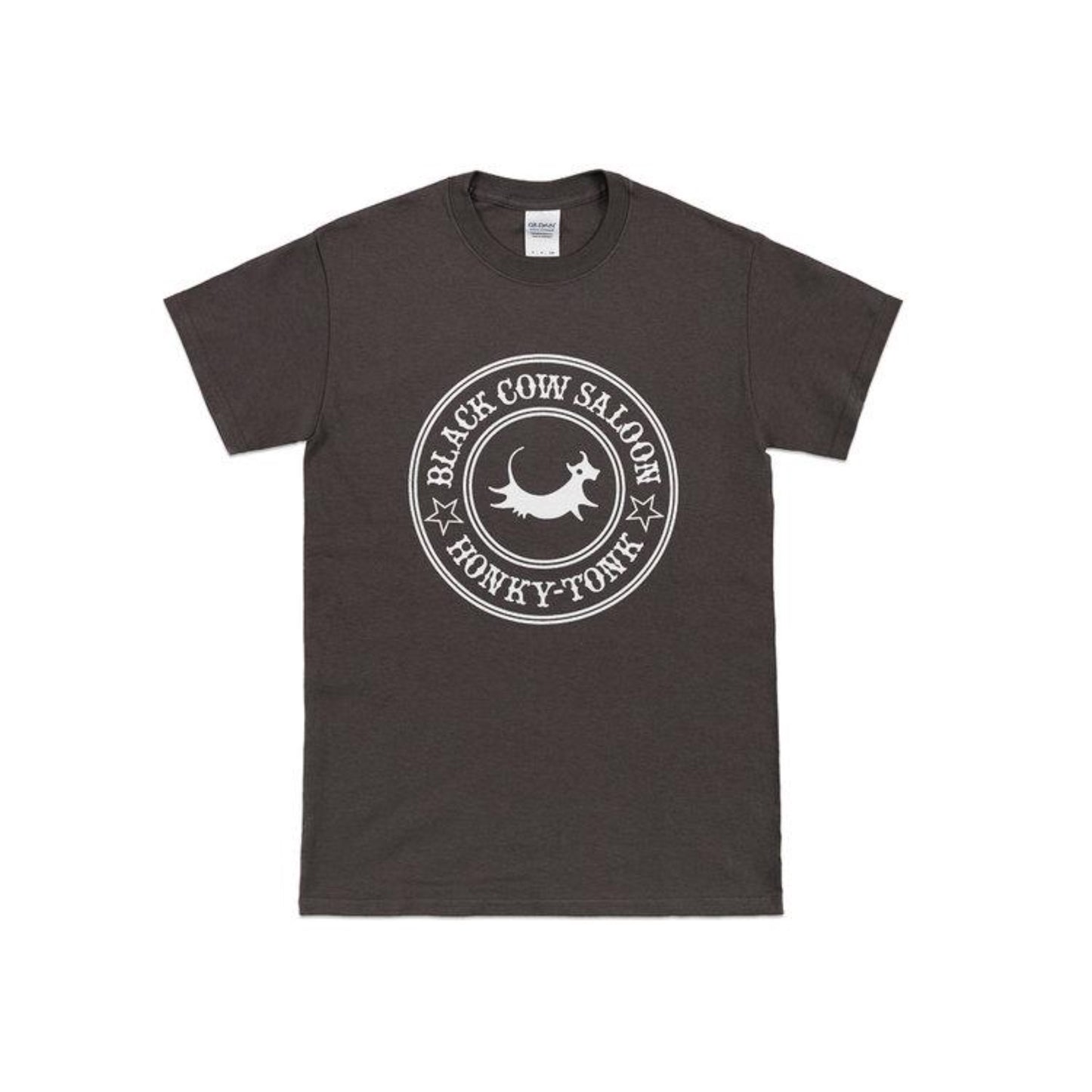 Black Cow Honky Tonk Saloon T-shirt - Grey