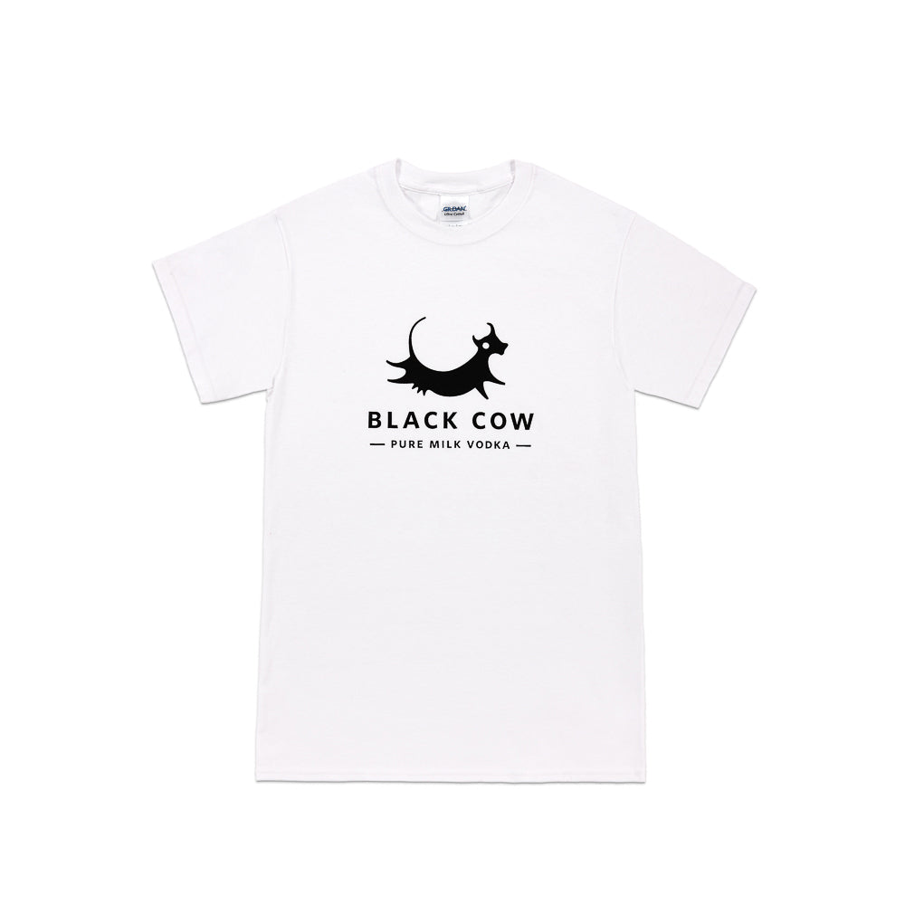 Black Cow T-shirt - White