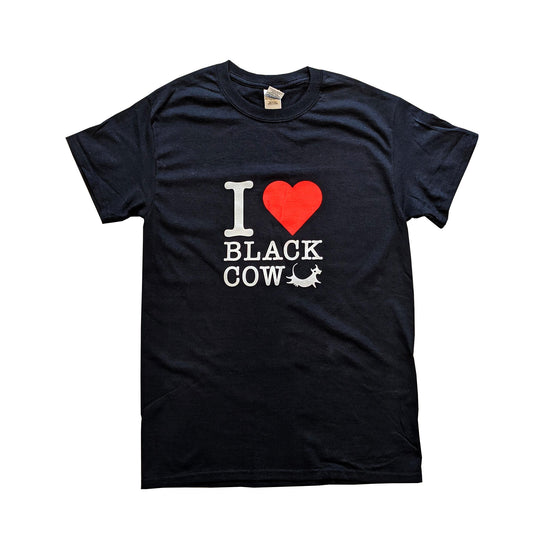 I ❤️ Black Cow T-Shirt Seconds: 4 Colours