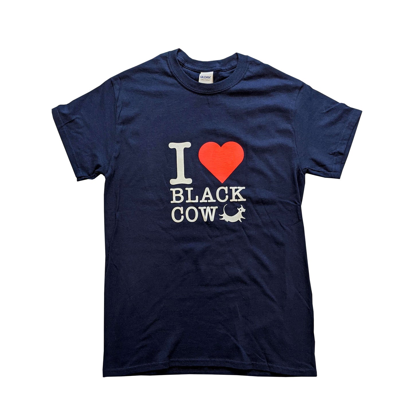 I ❤️ Black Cow T-Shirt Seconds: 4 Colours