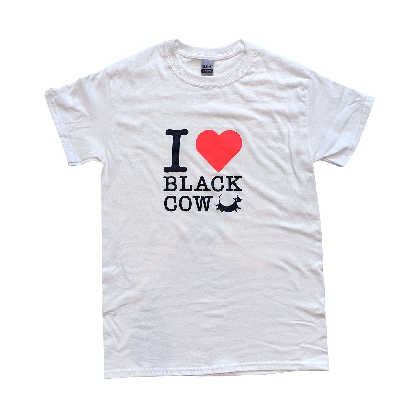 I ❤️ Black Cow T-Shirt Seconds: 4 Colours